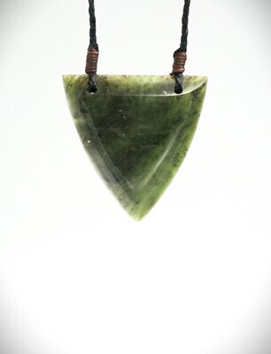 Moko Pounamu Kouma Breastplate  NZ Genuine Totoweka Greenstone - Opotiki