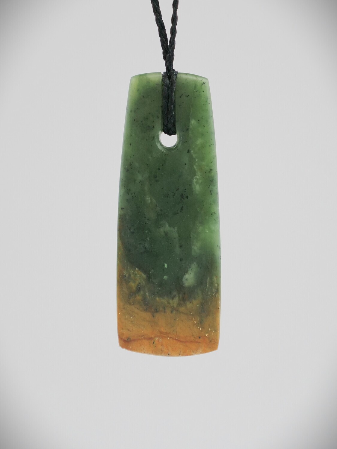 Moko Pounamu Toki NZ Genuine Marsden Flower Greenstone - Nikau