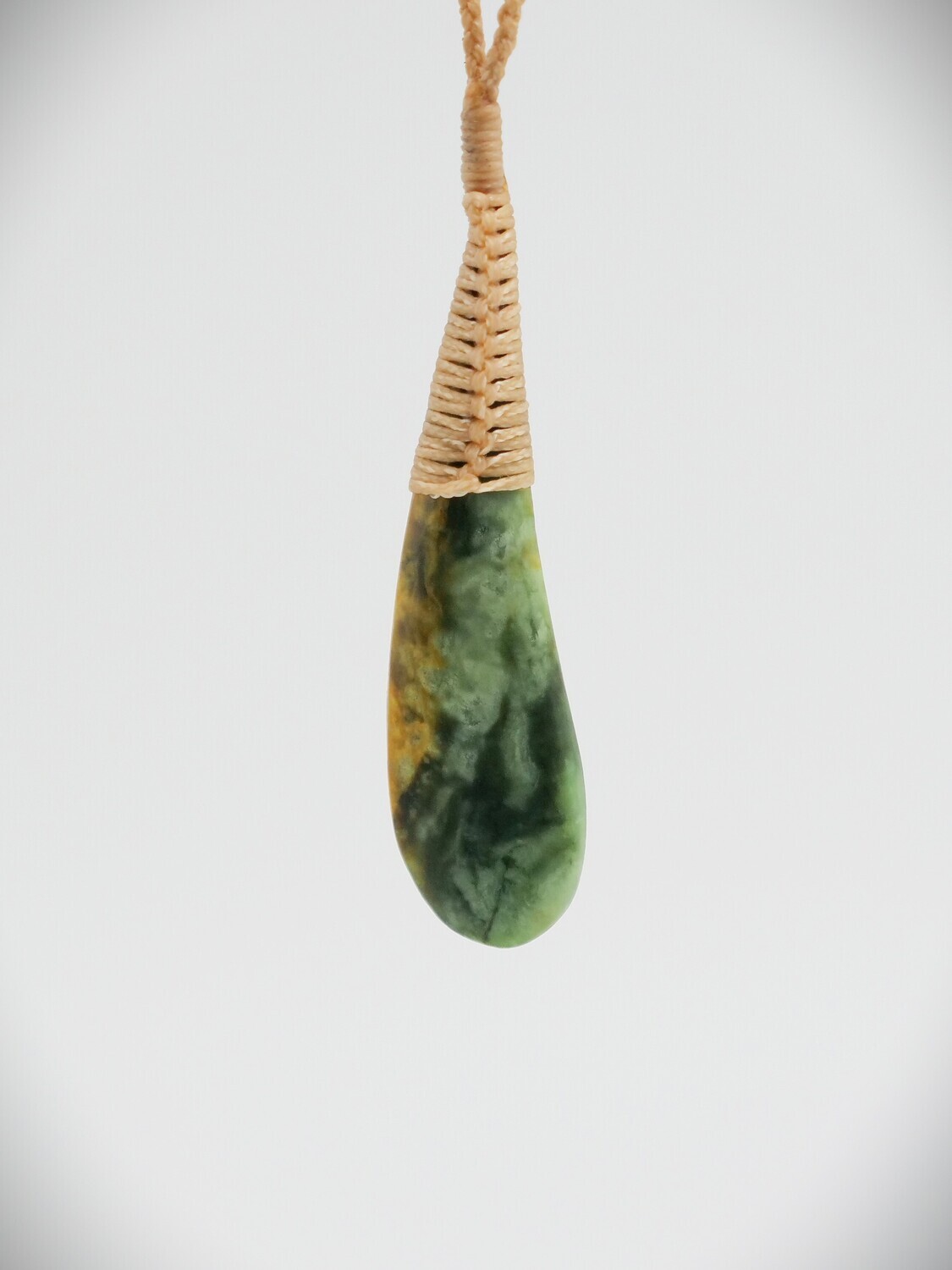 Moko Pounamu Roimata NZ Genuine Raukaraka Greenstone - Anakiwa