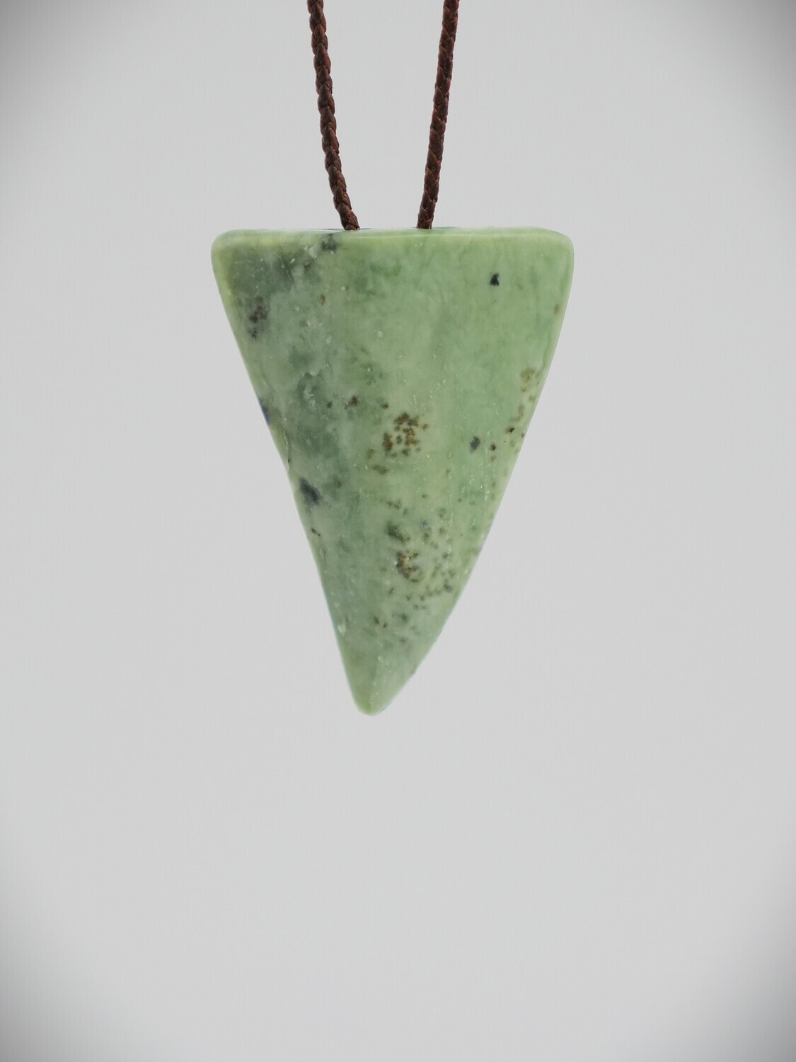 Moko Pounamu Rei Niho NZ Genuine Kokopu Greenstone - Waitangi
