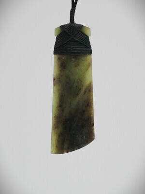 Moko Pounamu Toki  NZ Genuine Totoweka Greenstone - Anawhata