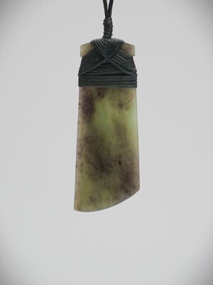 Moko Pounamu Toki  NZ Genuine Totoweka Greenstone - Mahaki
