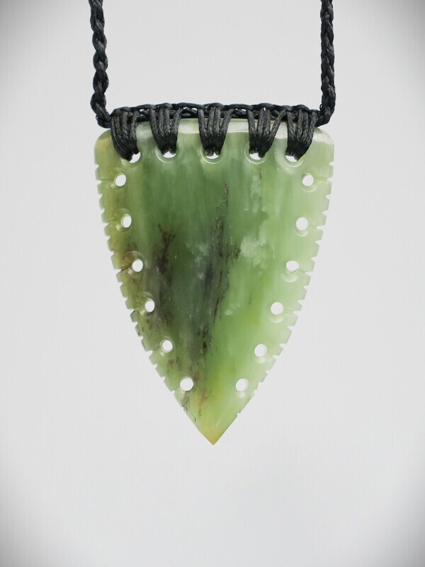 Moko Pounamu Rei Niho NZ Genuine Totoweka Greenstone - Kaikoura