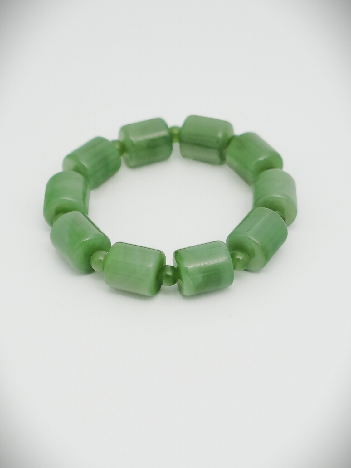 Moko Pounamu Bracelet NZ Genuine Inanga Greenstone