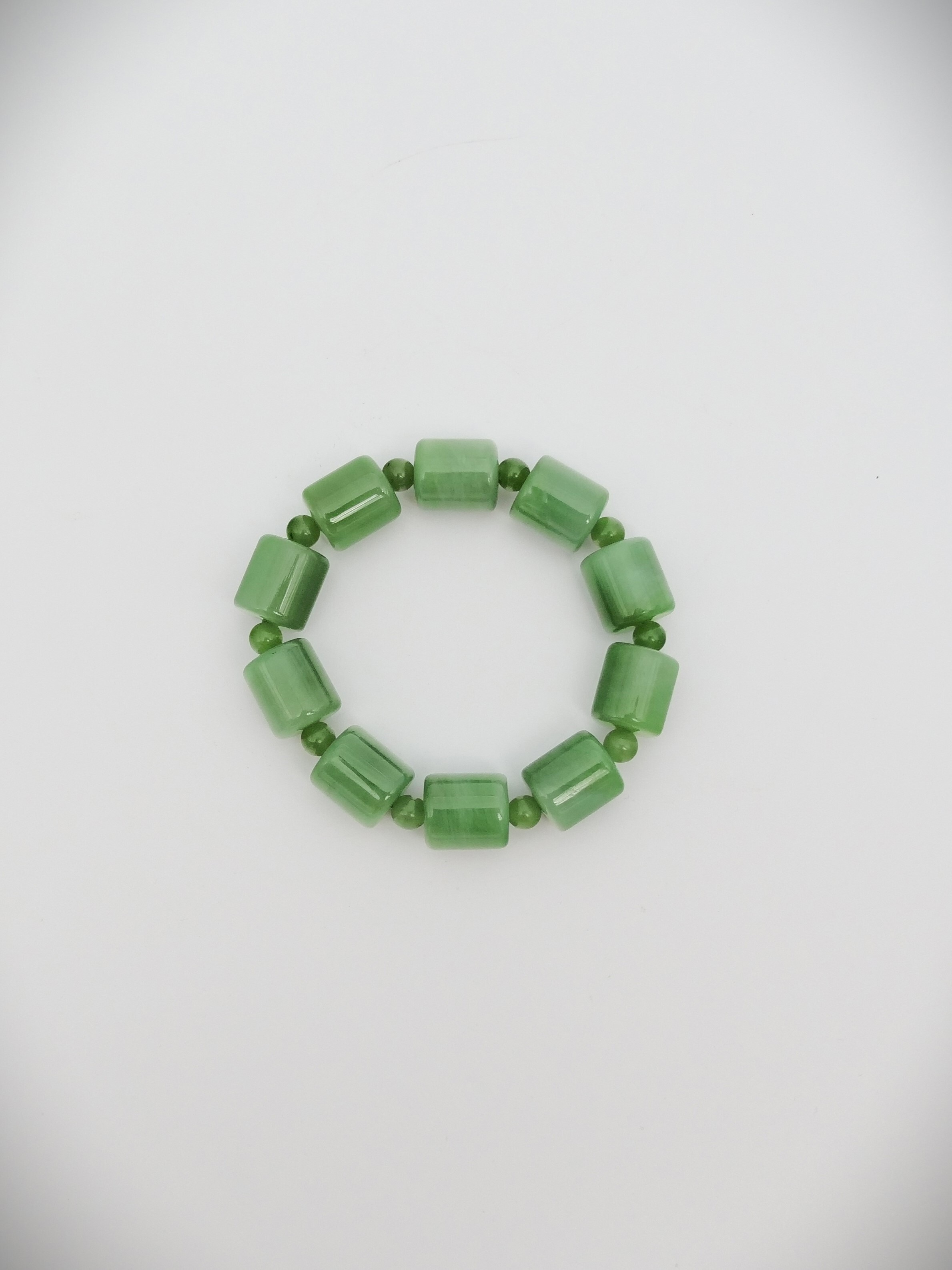 Moko Pounamu Bracelet NZ Genuine Inanga Greenstone