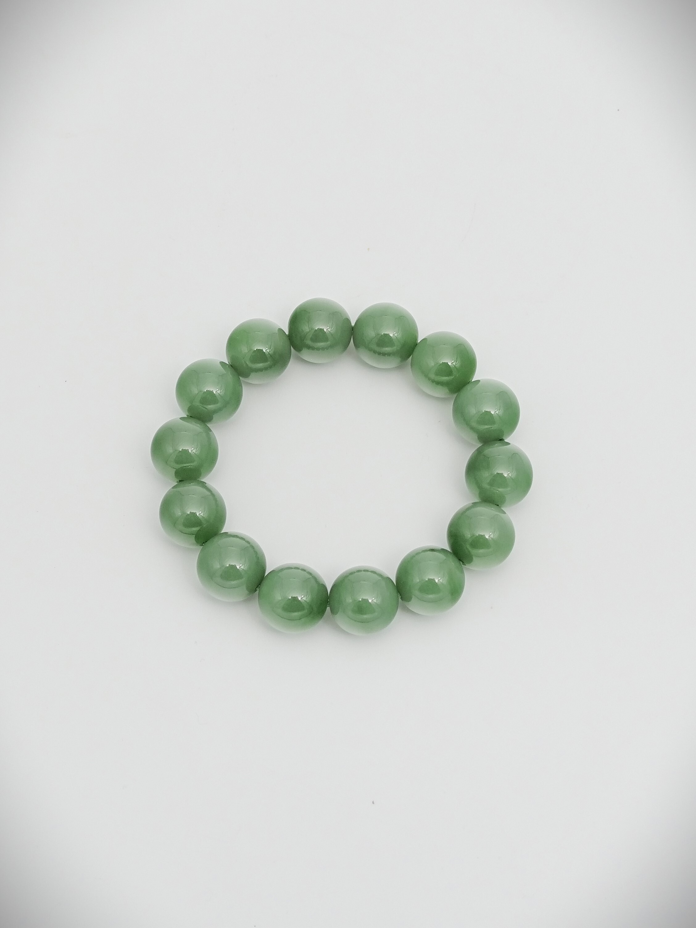Moko Pounamu Bracelet NZ Genuine Inanga Greenstone - Opihi