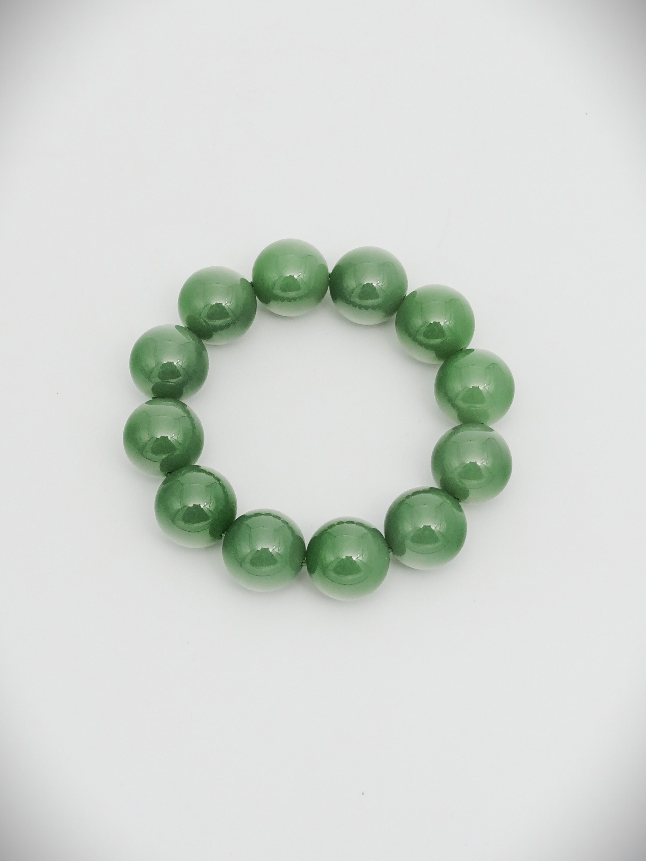 Moko Pounamu Bracelet NZ Genuine Inanga Greenstone - Whangataura