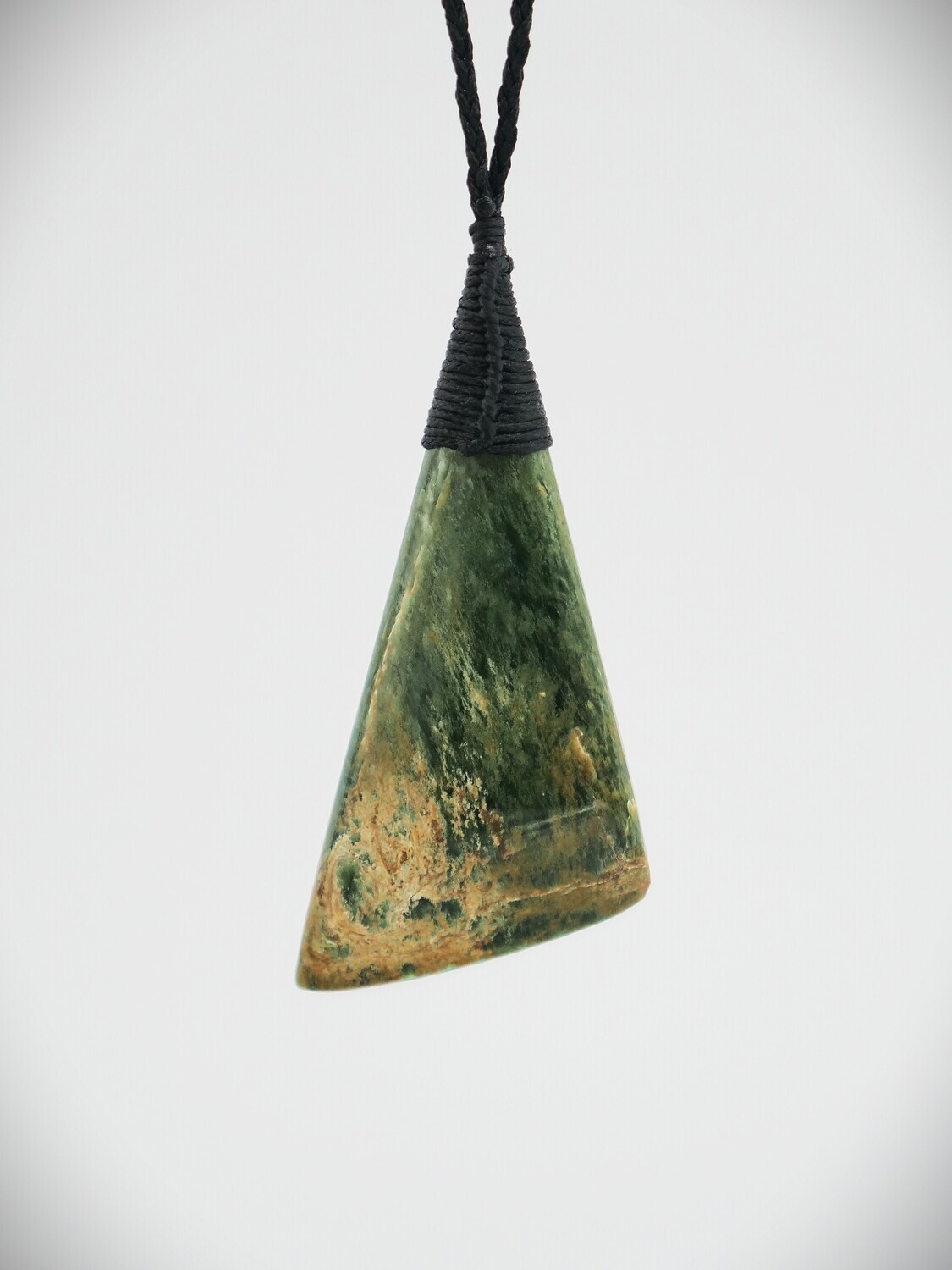 Moko Pounamu Toki NZ Genuine Marsden Flower Greenstone - Ponganui