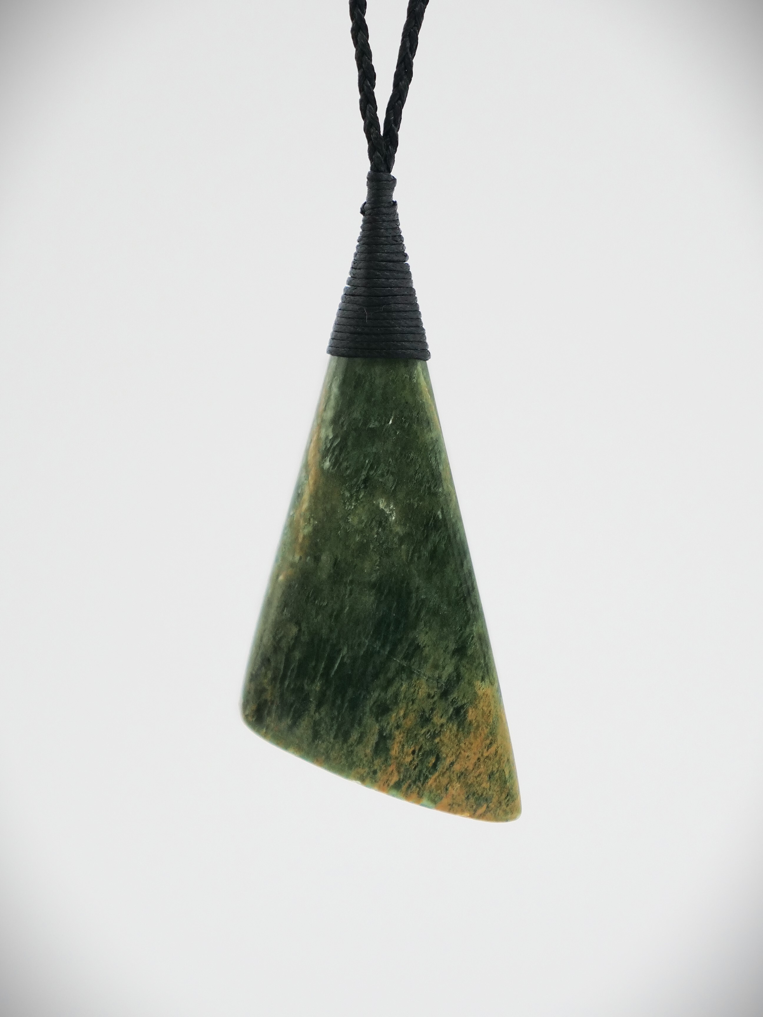 Moko Pounamu Toki NZ Genuine Marsden Flower Greenstone - Ponganui