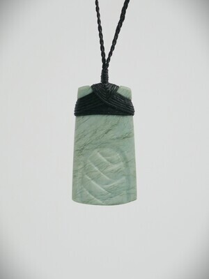Moko Pounamu Toki NZ Genuine Auhunga Greenstone - Waiuta