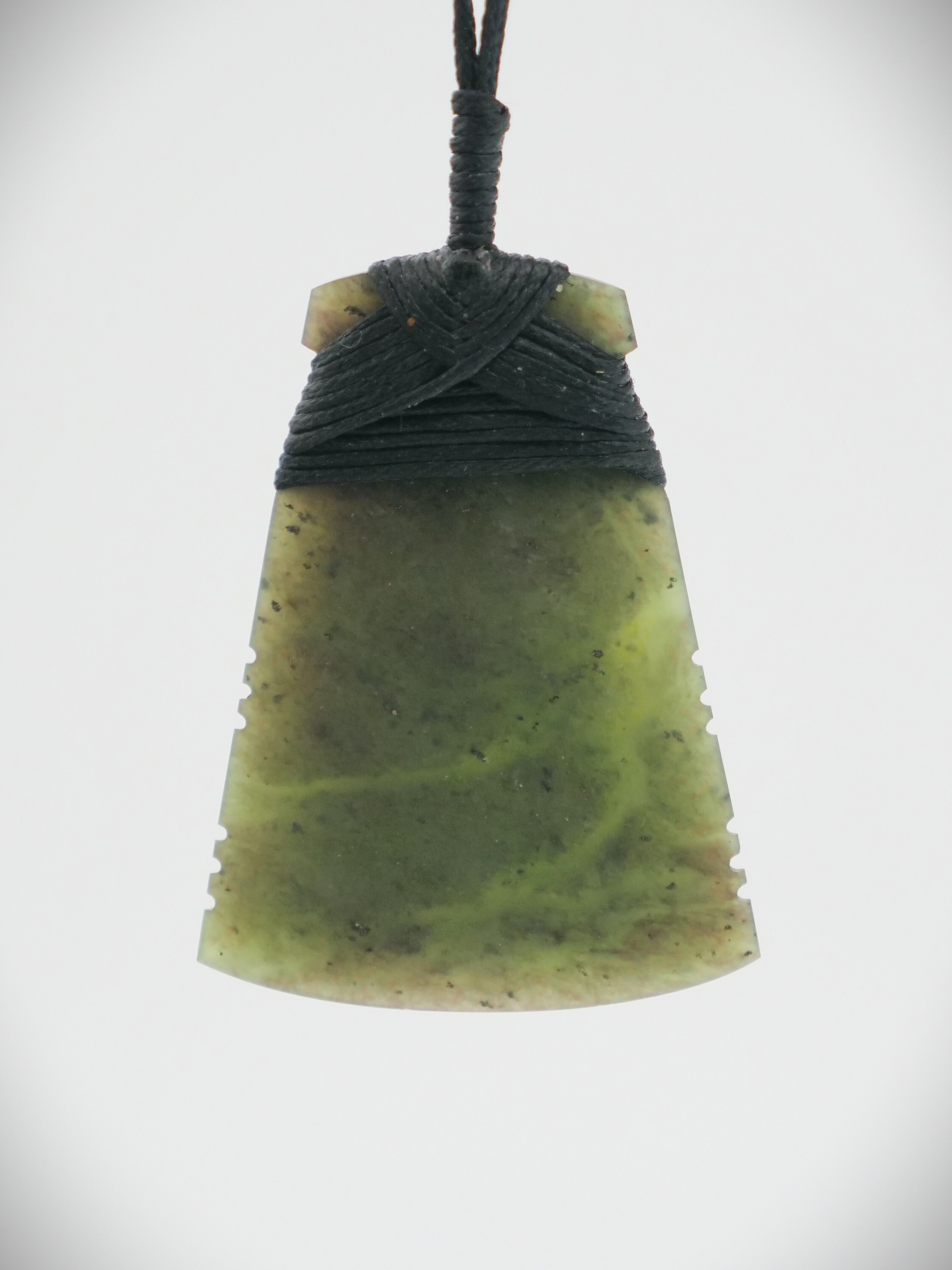 Moko Pounamu Toki NZ Genuine Totoweka Greenstone - Taramakau