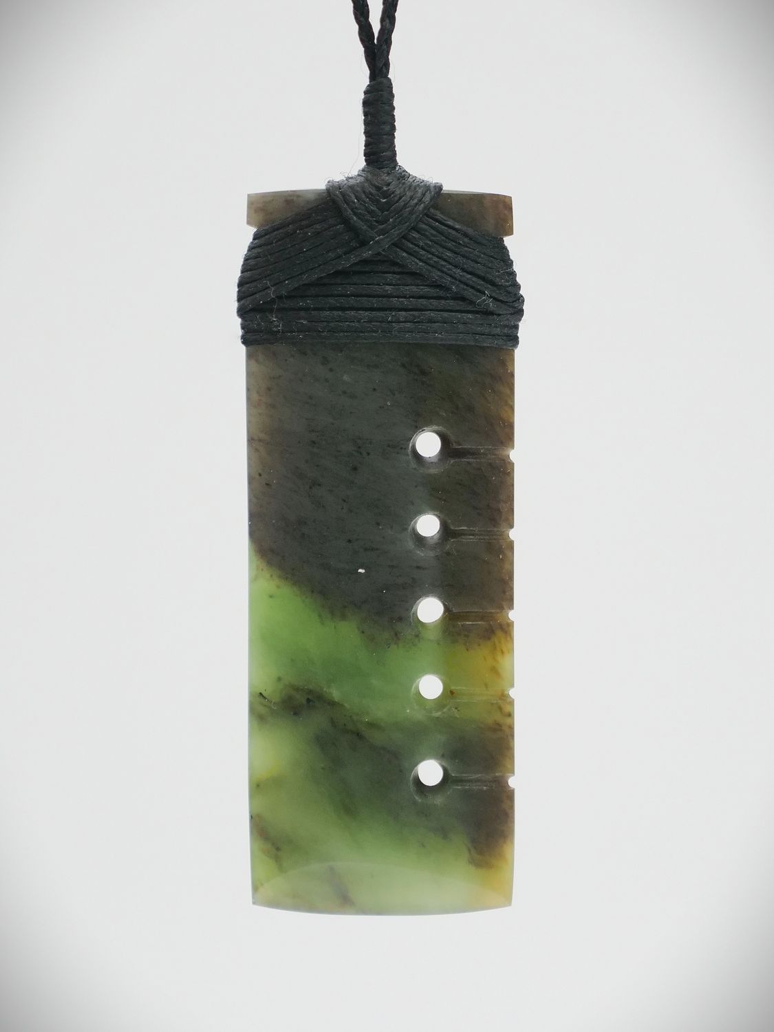 Moko Pounamu Notched Toki NZ Genuine Totoweka Greenstone - Pokororo