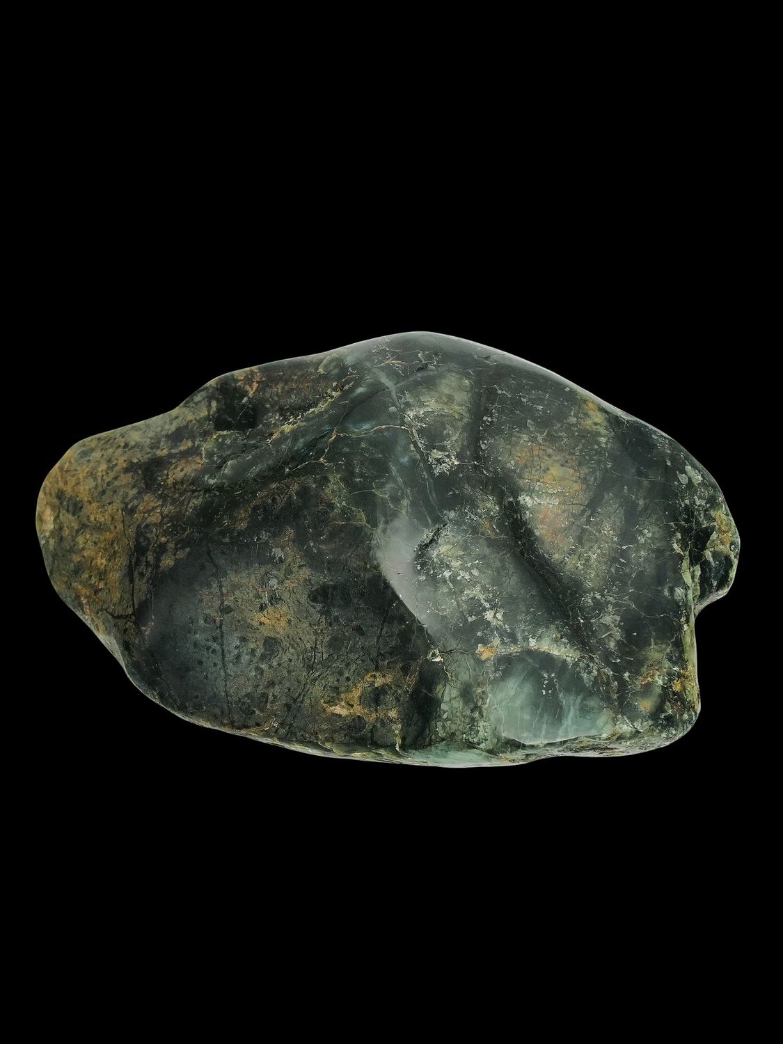 Moko Pounamu Genuine NZ Tangiwai Greenstone - Piopiotahi