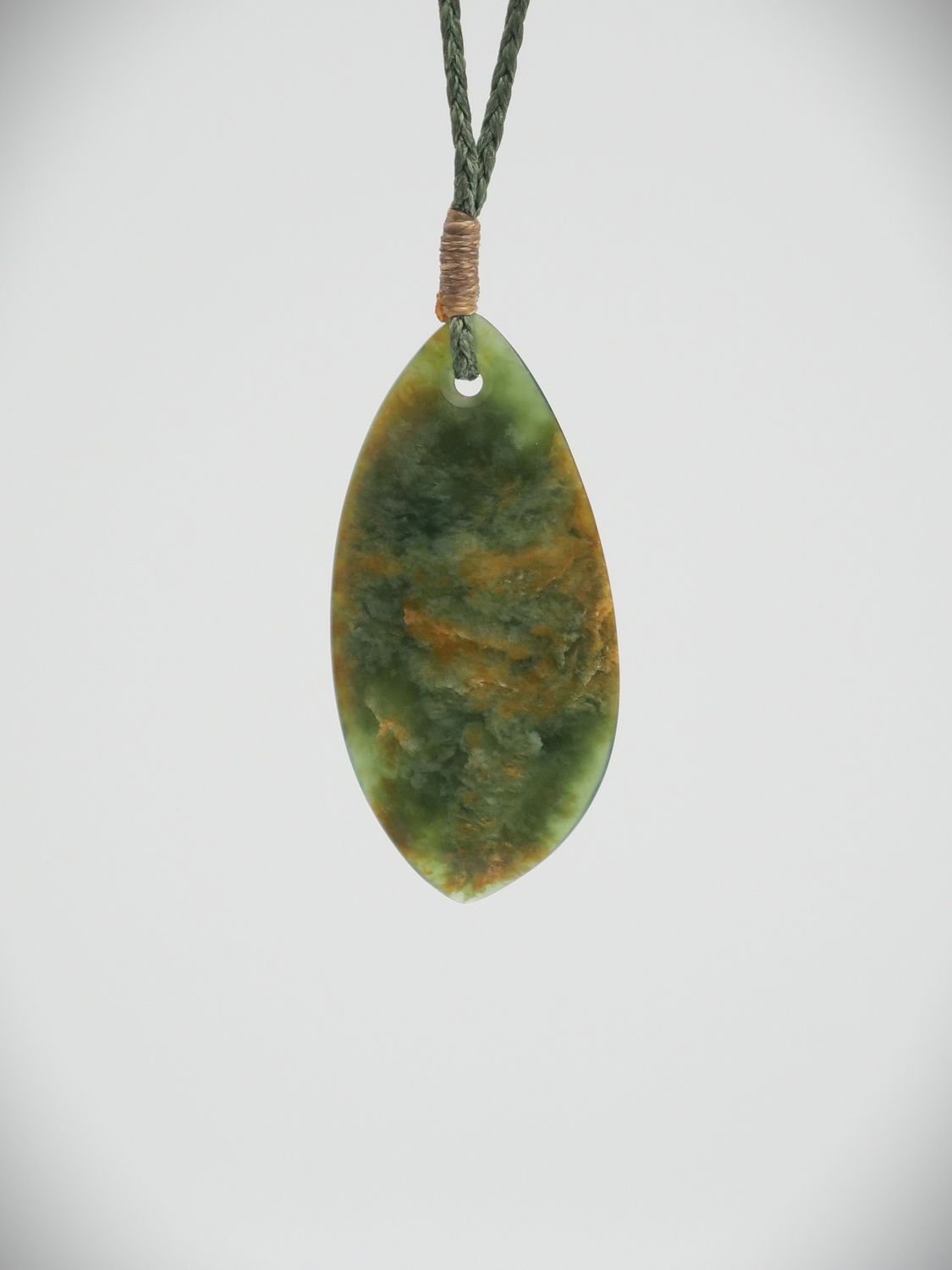 Moko Pounamu Roimata NZ Genuine Marsden Flower Greenstone - Tutaki
