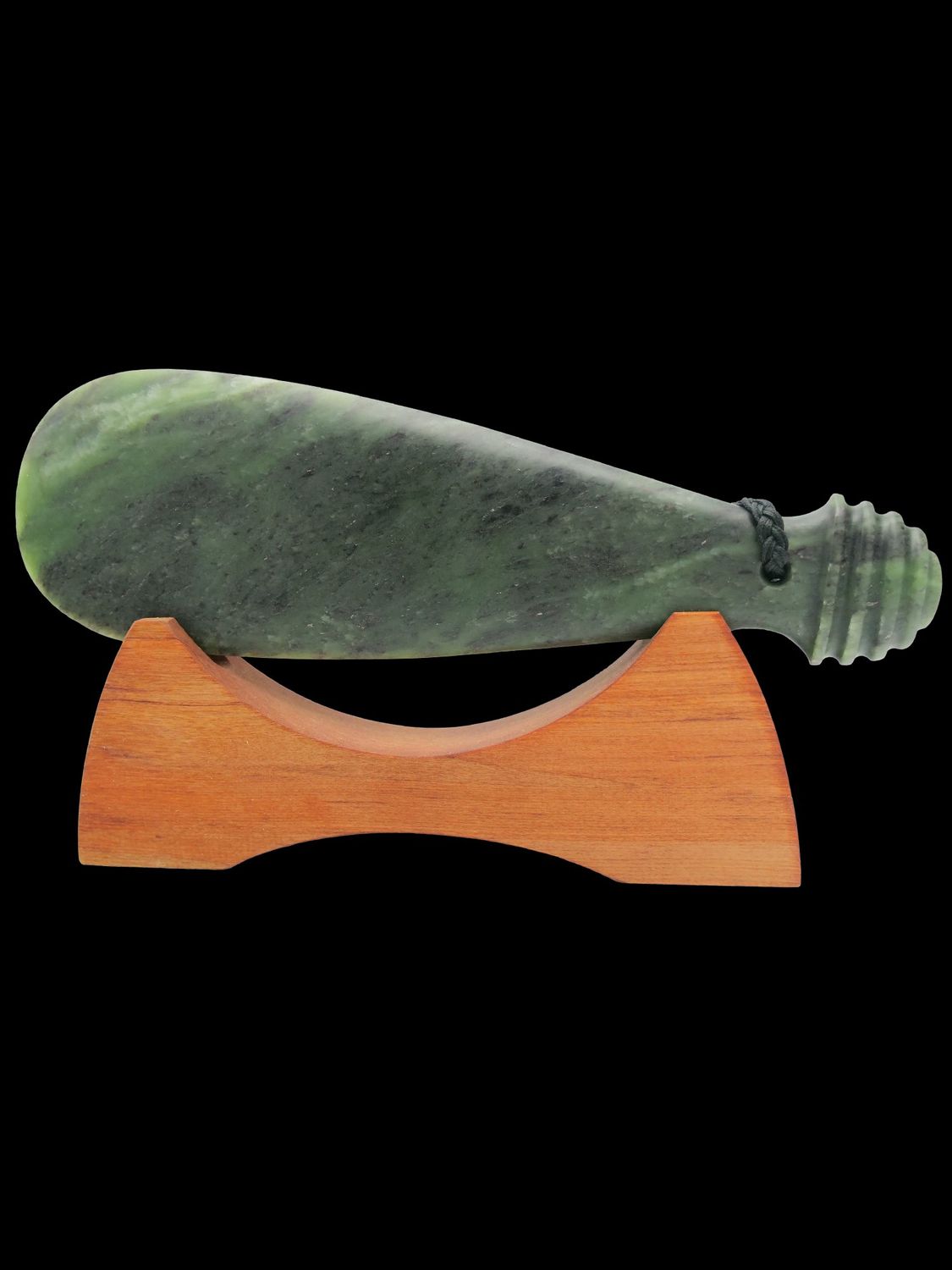 Moko Pounamu Mere NZ Genuine Totoweka Pounamu - Tikotatahi