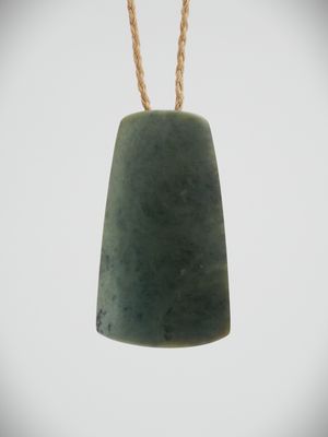 Moko Pounamu Toki NZ Genuine (Nelson) Te Tau Ihu Greenstone - Hiwipango