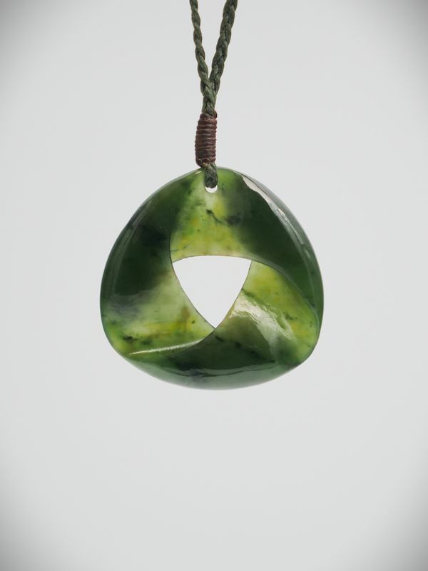 Moko Pounamu Southern Cross NZ Genuine Kawakawa Greenstone - Moetapu