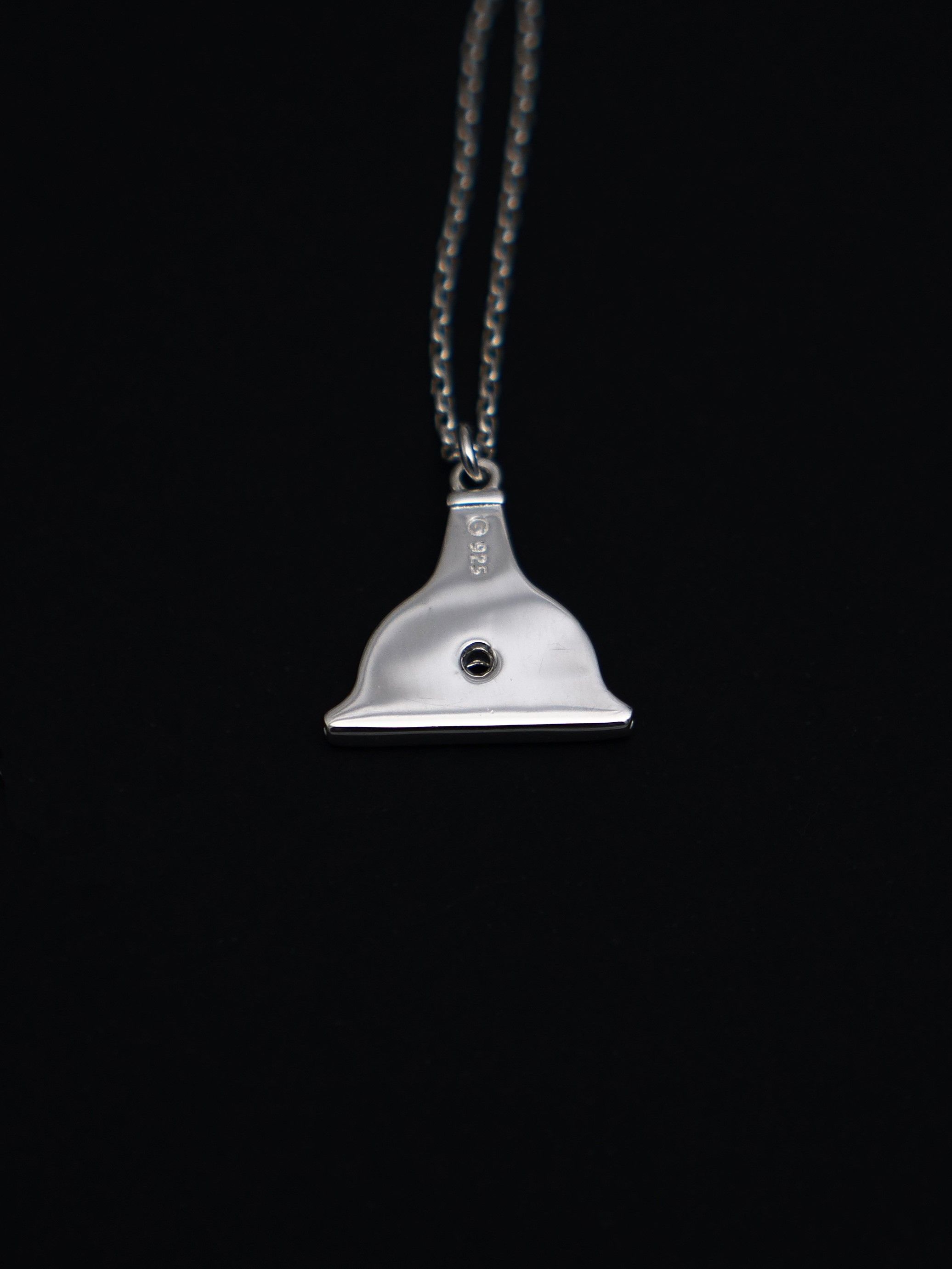Moko Pounamu Sterling Silver Shepherds Whistle Small SW4