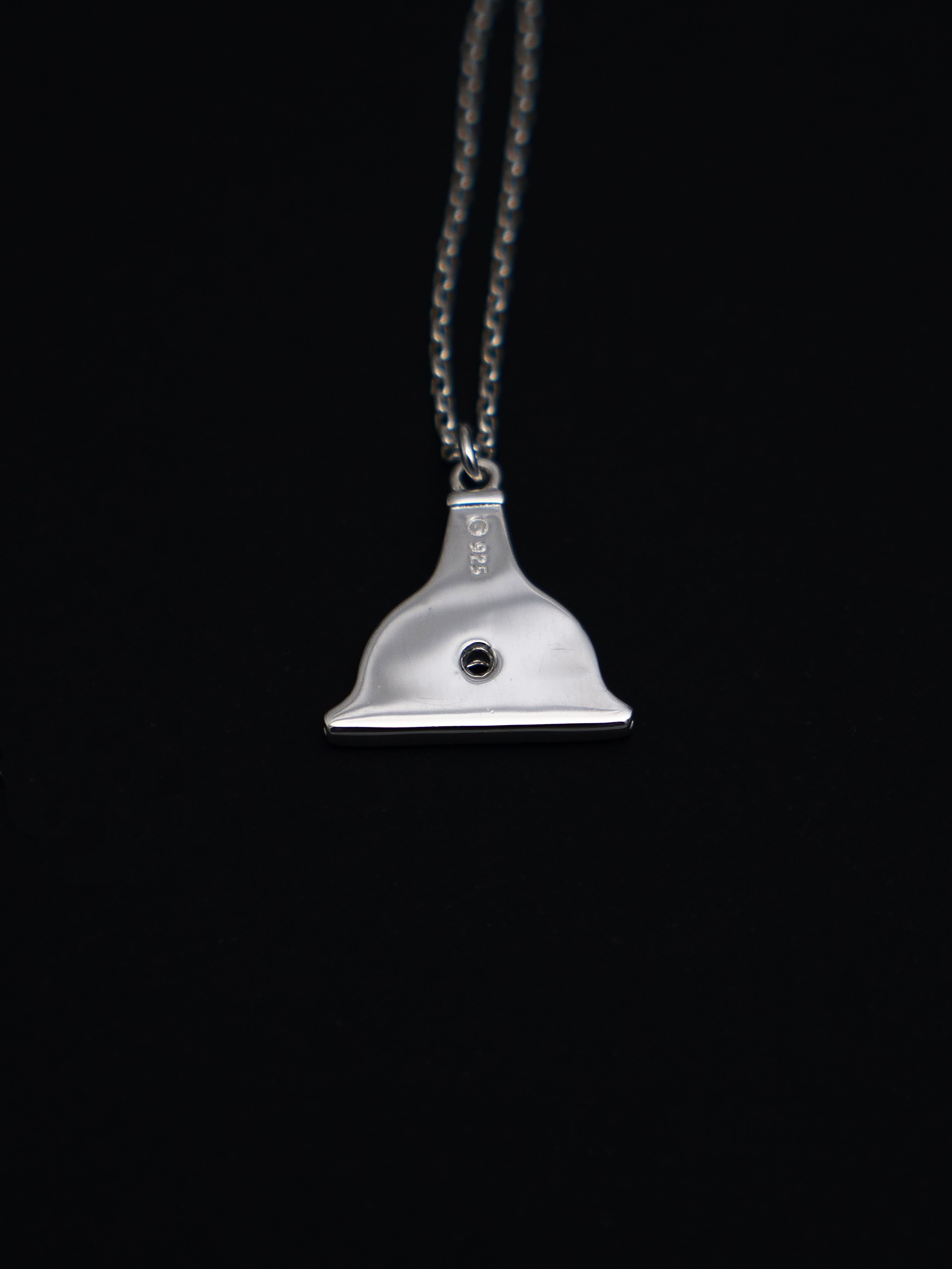 Moko Pounamu Sterling Silver Shepherds Whistle Extra Small SW5