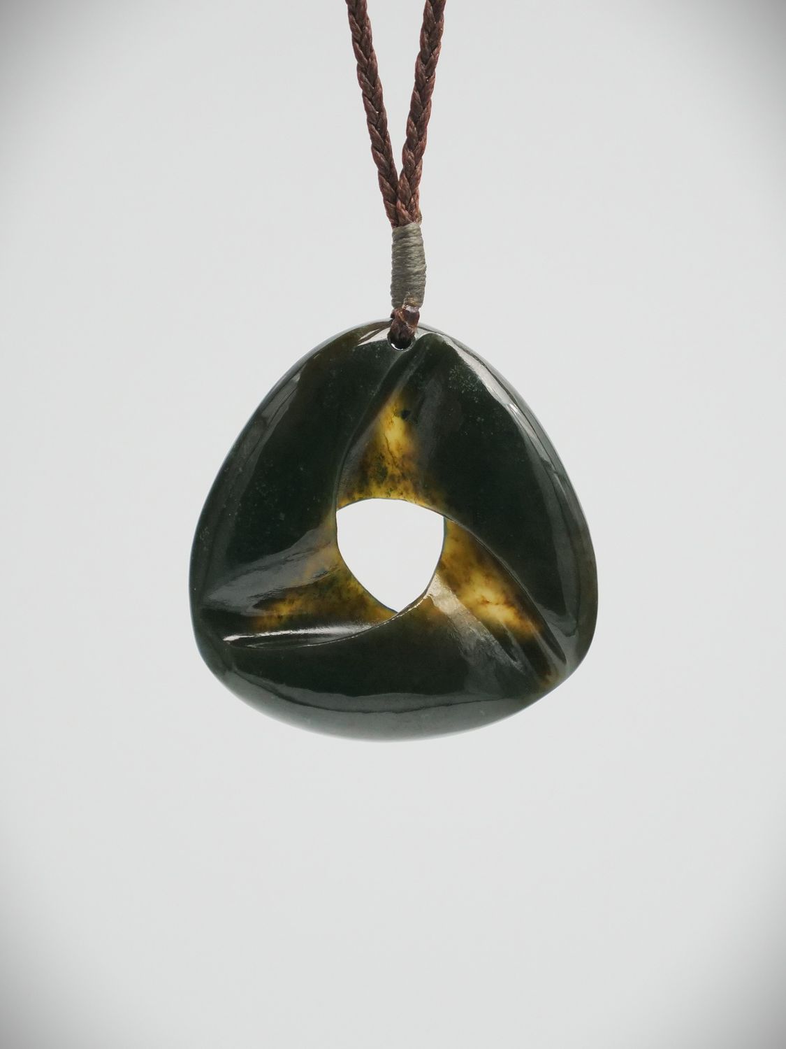 Moko Pounamu Southern Cross NZ Genuine Kawakawa Greenstone - Hapuatana