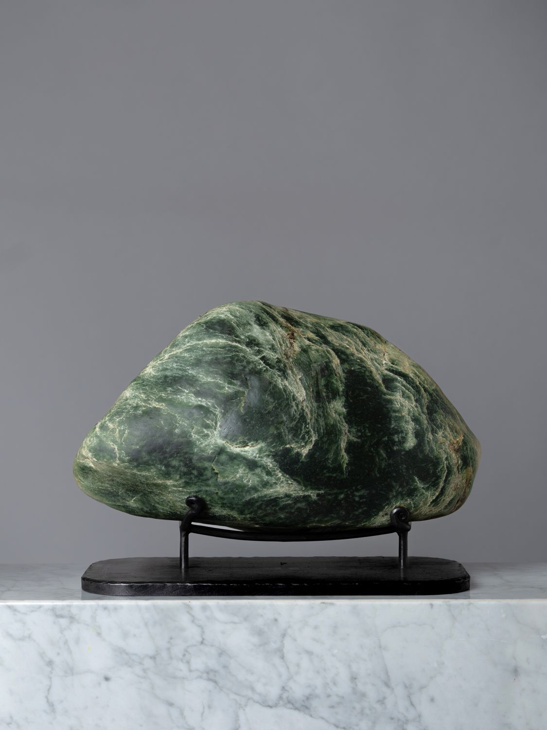 Moko Pounamu Genuine NZ Marsden Flower Greenstone - Kakapotahi