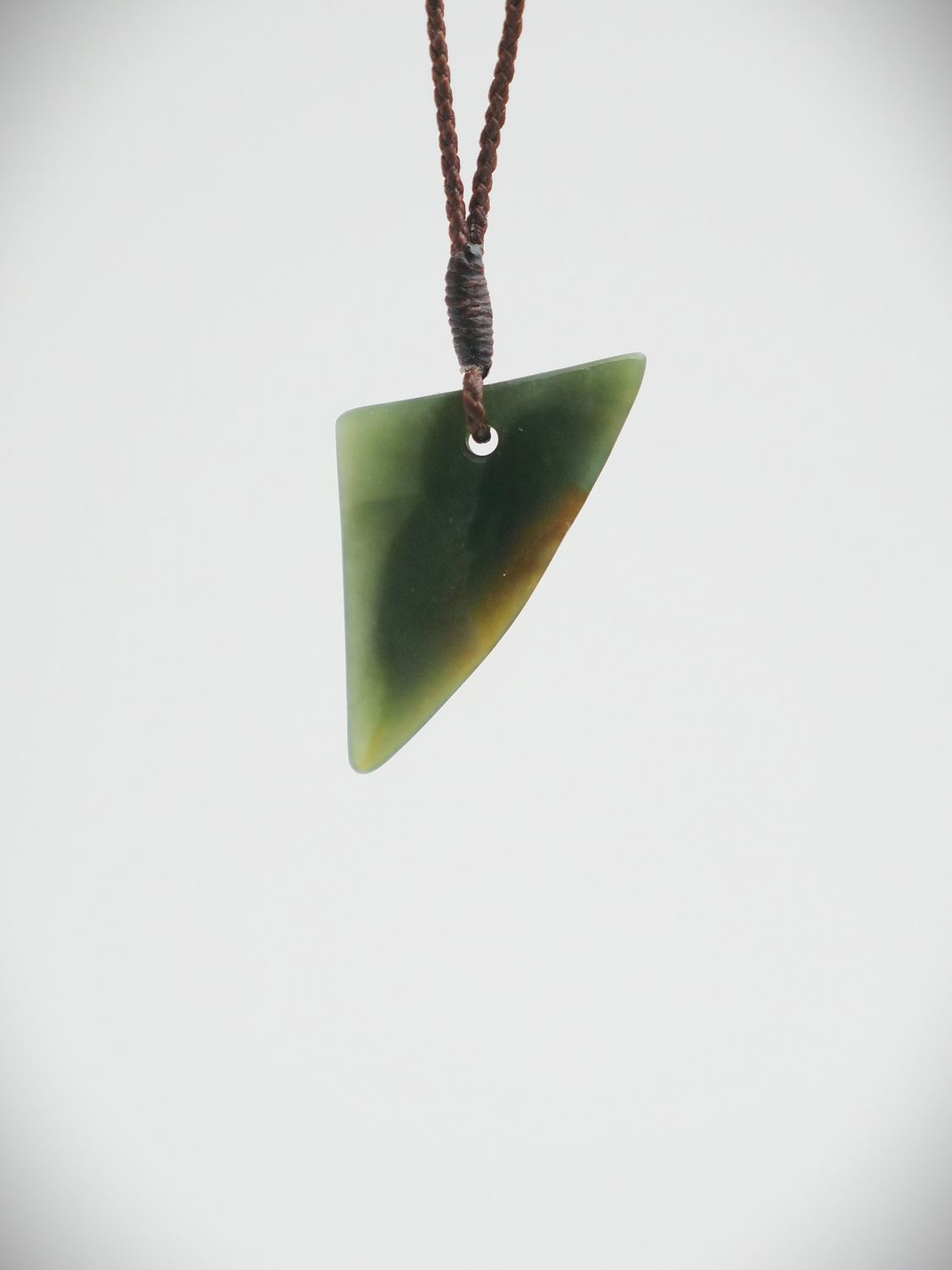 Moko Pounamu Rei Niho NZ Genuine Raukaraka Greenstone - Tuapeka