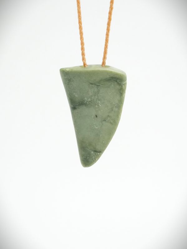 Moko Pounamu Rei Niho NZ Genuine Auhunga Greenstone - Tapanui
