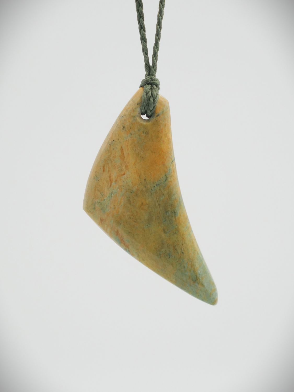 Moko Pounamu Kuru (Drop) NZ Genuine Raukaraka Greenstone - Otekiho