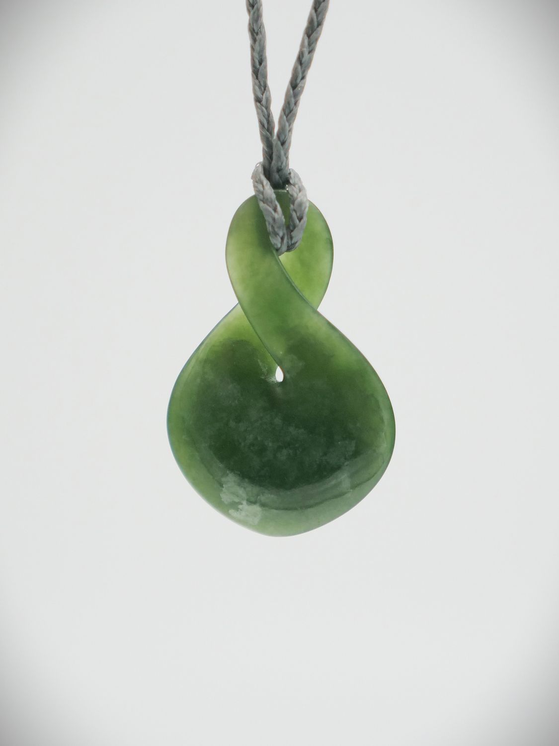 Moko Pounamu Single Pikorua NZ Genuine Kahotea Greenstone - Kohaka