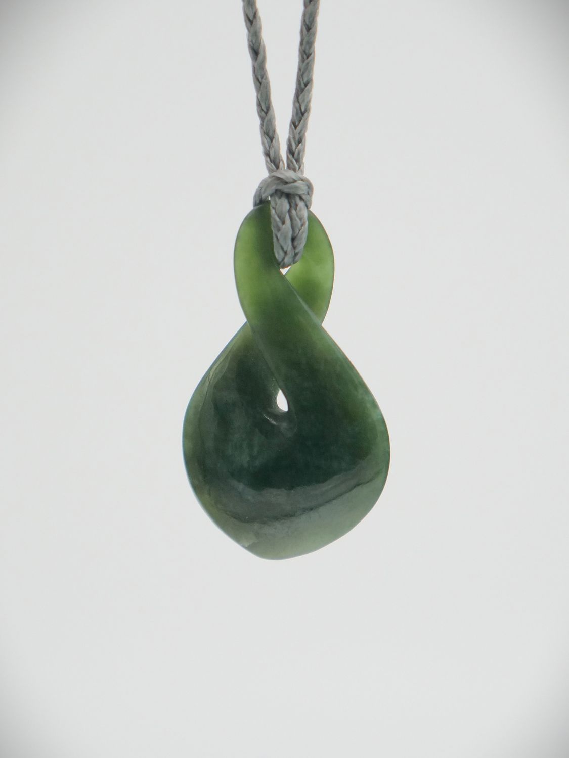 Moko Pounamu Single Pikorua NZ Genuine Kahotea Greenstone - Tawai