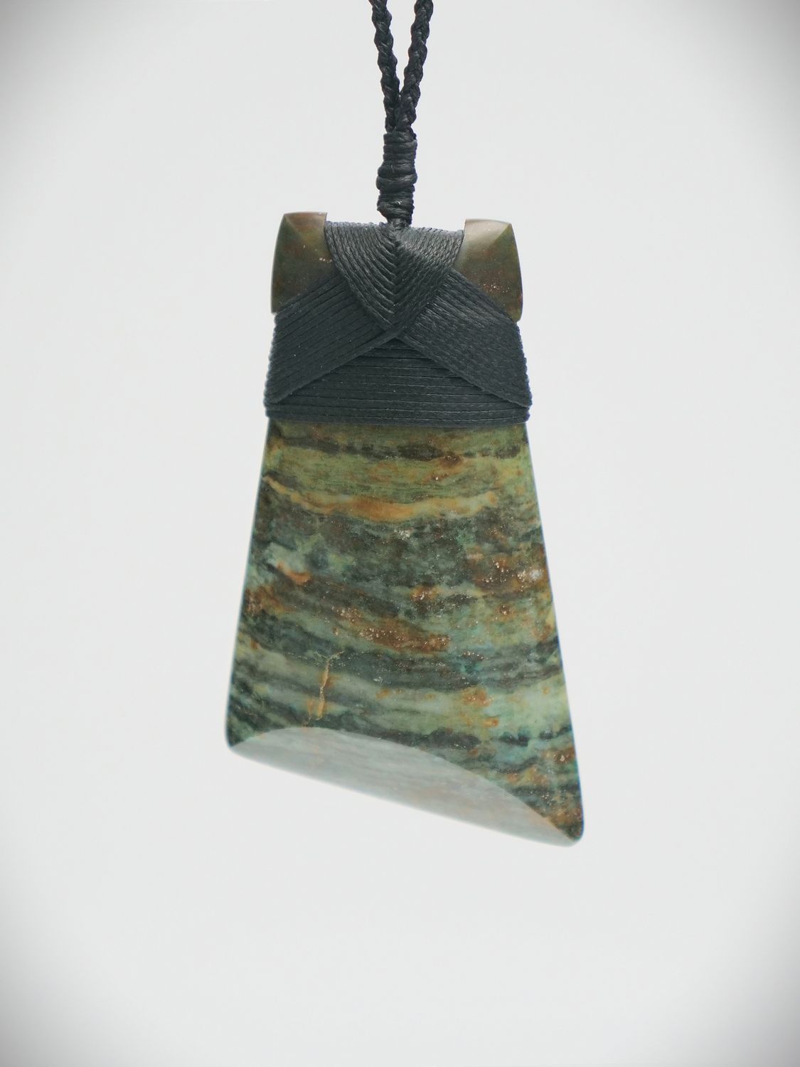 Moko Pounamu,  Toki Adze NZ Genuine Nelson Golden Bay Polychrome Schist  - Ahaura