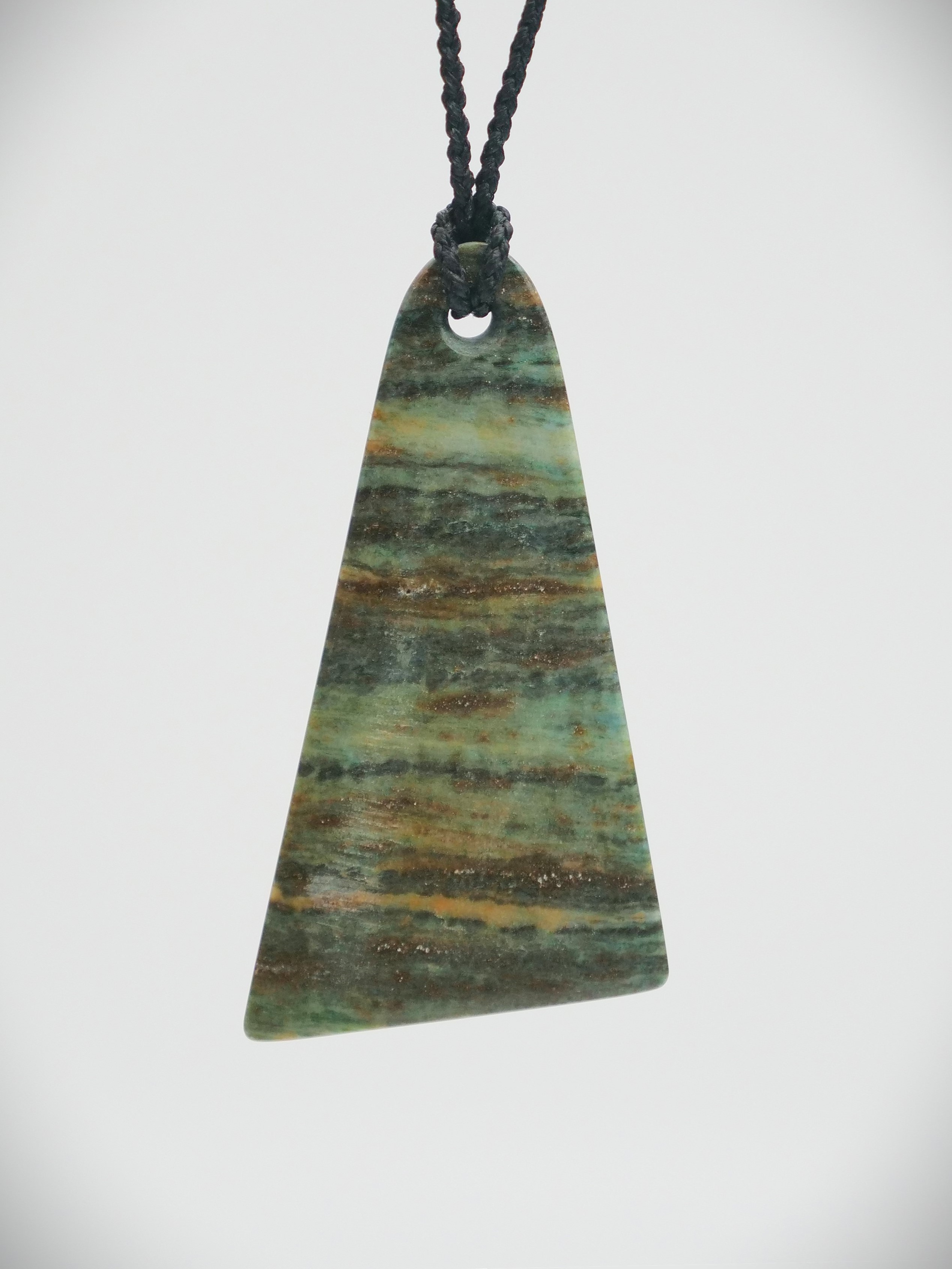 Moko Pounamu, Toki Adze NZ Genuine Nelson Golden Bay Polychrome Schist - Kauru