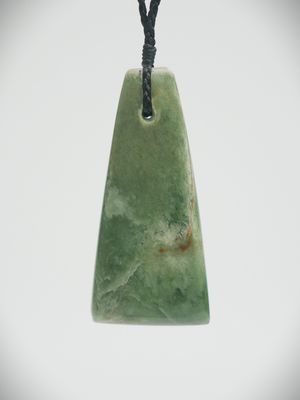 Moko Pounamu Kuru (Drop) NZ Genuine Auhunga Greenstone - Paturau