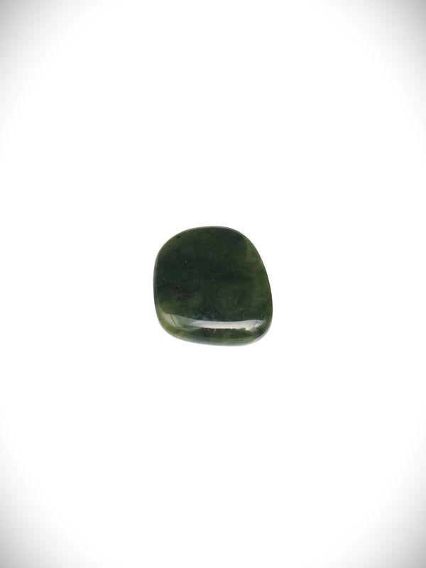 Moko Pounamu Kawakawa Greenstone Free Form Cabochon #150