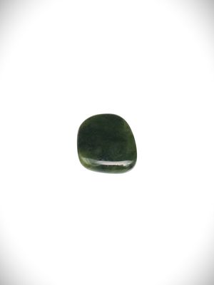 Moko Pounamu Kawakawa Greenstone Free Form Cabochon #150