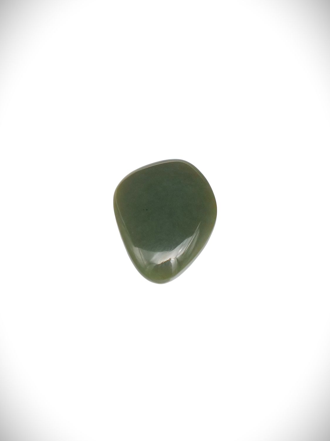 Moko Pounamu Dark Inanga Greenstone Free Form Cabochon #156