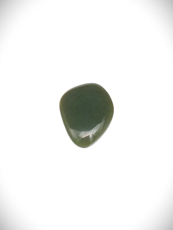 Moko Pounamu Dark Inanga Greenstone Free Form Cabochon #156