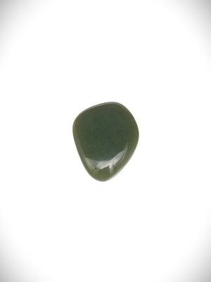 Moko Pounamu Dark Inanga Greenstone Free Form Cabochon #156