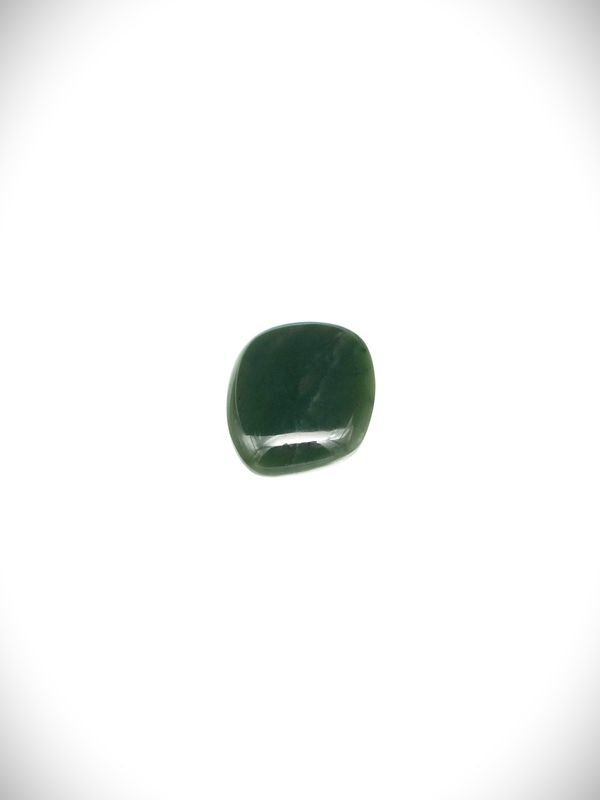 Moko Pounamu Kawakawa Greenstone Free Form Cabochon #159