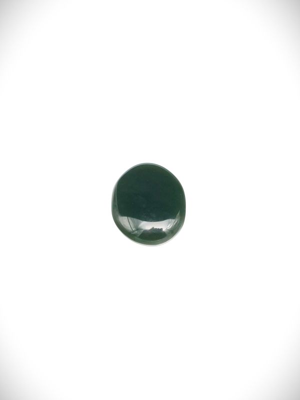 Moko Pounamu Kawakawa Greenstone Free Form Cabochon #160