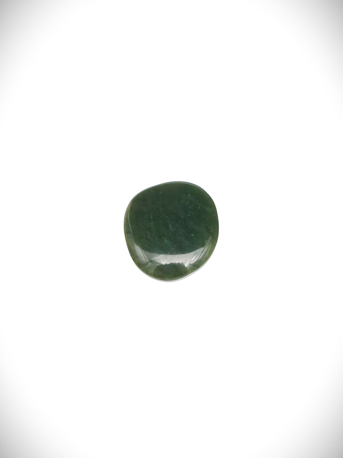 Moko Pounamu Kawakawa Greenstone Free Form Cabochon #162