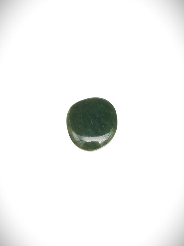Moko Pounamu Kawakawa Greenstone Free Form Cabochon #162