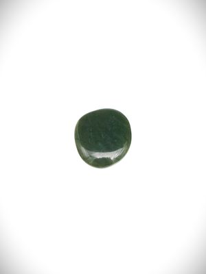 Moko Pounamu Kawakawa Greenstone Free Form Cabochon #162