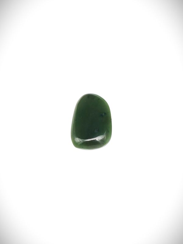 Moko Pounamu Kawakawa Greenstone Free Form Cabochon #165