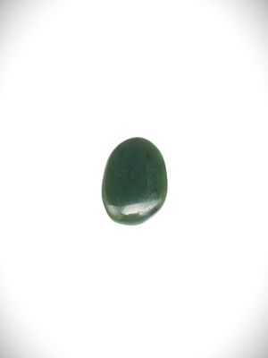 Moko Pounamu Kawakawa Greenstone Free Form Cabochon #167