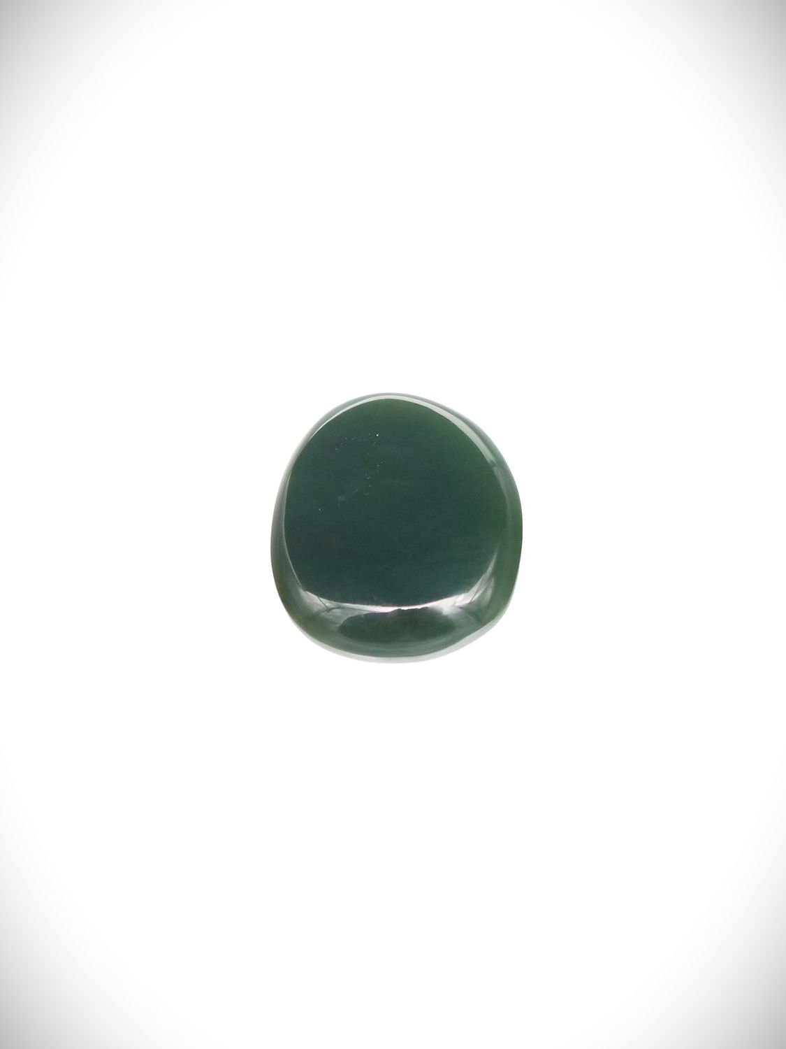 Moko Pounamu Kawakawa Greenstone Free Form Cabochon #169