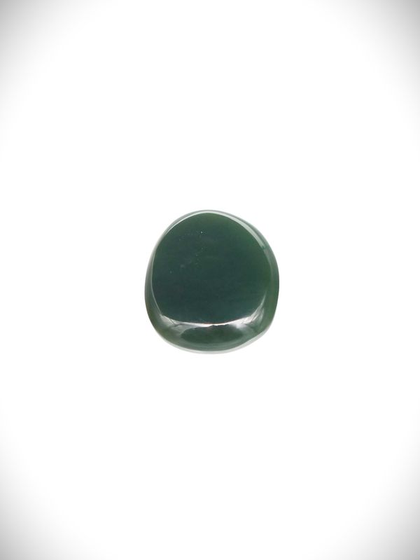 Moko Pounamu Kawakawa Greenstone Free Form Cabochon #169