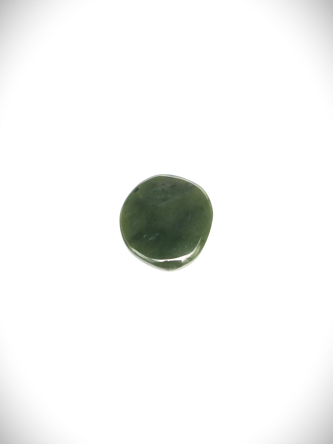 Moko Pounamu Kawakawa Greenstone Free Form Cabochon #170