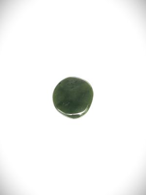 Moko Pounamu Kawakawa Greenstone Free Form Cabochon #170