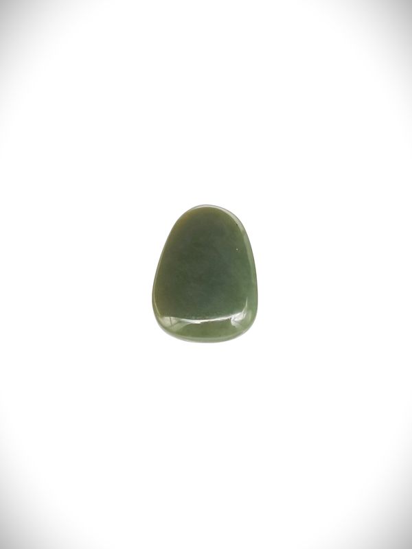 Moko Pounamu Inanga Greenstone Free Form Cabochon #173